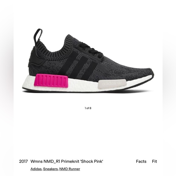 Adidas NMD R1 - Women’s Size 6 - Primeknit “Shock Pink” - Picture 7 of 7